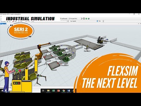 Flexsim : The Next Level #Part2 (Cara Menggunakan Flexsim tingkat dasar)
