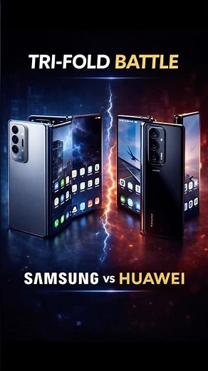 Samsung Tri-Fold vs Huawei Tri-Fold – Huawei Did This Better! 🤯