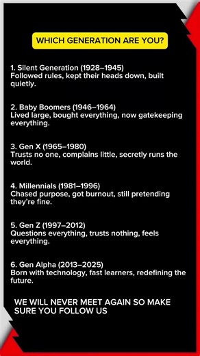 Gen X Explained: Trust No One, Fear Nothing