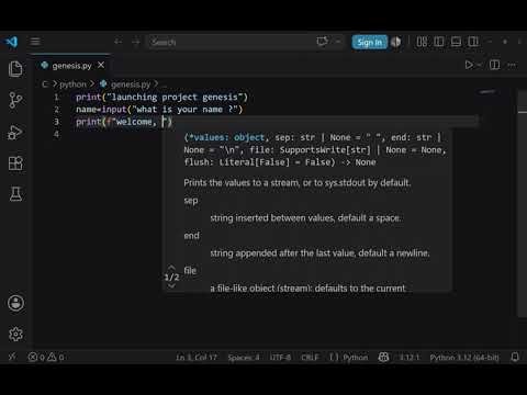 My First Python Project 🚀 Beginner Python Tutorial