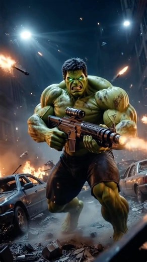 Hulk Fire 🔫🔥🚑vs Spiderman ...#hulk #spiderman