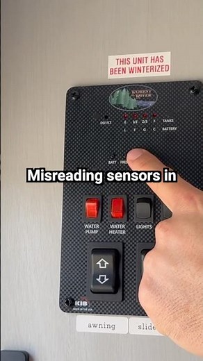 FIX misreading RV sensors! #rv #rvhacks #rvliving