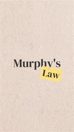 How Murphy's Law Actually Started #shorts #truth #interesting