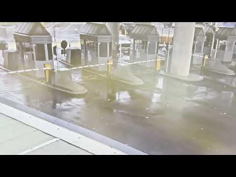 Niagara Falls Bridge explosion: Video shows car go airborne before crash