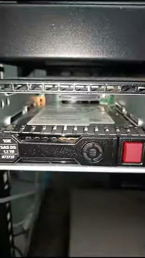 HPE ProLiant DL360 Gen10 Server Hard Disk Replacement #Shorts