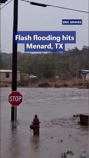 Flash flood emergency issued in Texas Hill Country