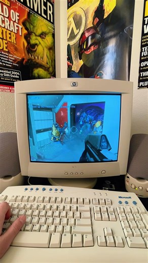 Halo CE campaign gameplay on the retro PC #halo #pcgaming #gamingnostalgia