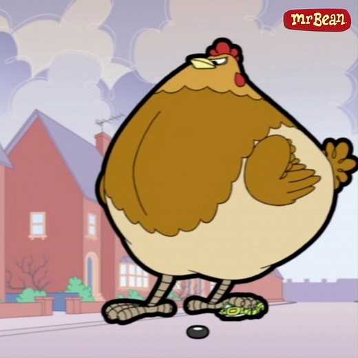 This is one chicken you don't want to mess with! 🐔 | Mr Bean: The Animated Series