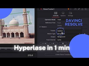 Hyperlapse loop in 1min using Davinci Resolve
