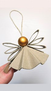 838K views · 14K reactions | Easy Paper Angel DIY Idea #angel #anjo #paperangel #toiletpaperrolls #christmas #natal #navidad #easydiy #easycraft | Day with DIY | Facebook