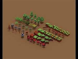 Magica Voxel timelapse - How to made voxel assets