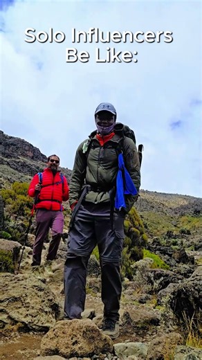 Influencer vs Reality: Kilimanjaro Solo Climb #truthbomb #hiking #adventure