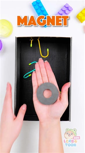 ✨ Magic Hooks with Magnets?! So Cool to Learn! 😄 #SmartKids #Shorts