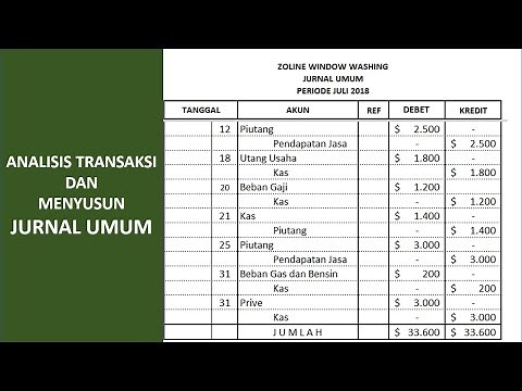 Latihan Menyusun JURNAL UMUM