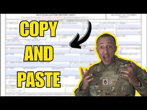 NCOER Bullets That Actually Work