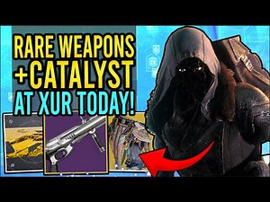 Destiny 2: XUR'S RARE WEAPONS & CATALYST! Xur Inventory, Weapon Rolls, Exotics & More (9th Jan)