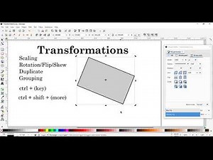 Inkscape Tutorial Part 4: Transformations