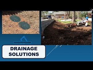 Backyard Drainage Solutions - Catch Basin, swale, PVC Pipe