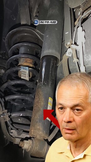 Find out the risks of driving with worn-out shocks & struts😲 #CarCareTips #AutoRepair #DrivingRisks | Auto Aid
