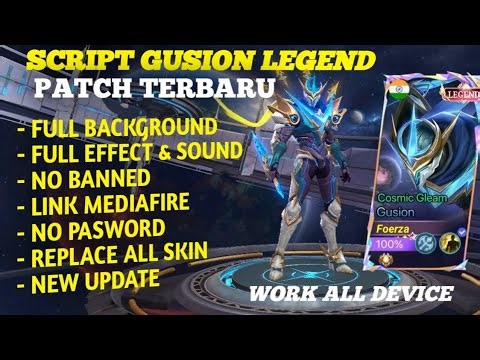 Script Gusion Legend - Cosmic Gleam No Password | Full Effect Voice | Terbaru
