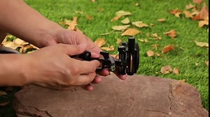 Archery 5 Pin Bow Sights Compound Bow Sight 0.019'' Optical Fiber CNC Aluminum Alloy Four-Way Adjustable Left-Handed and Right-Handed Universal