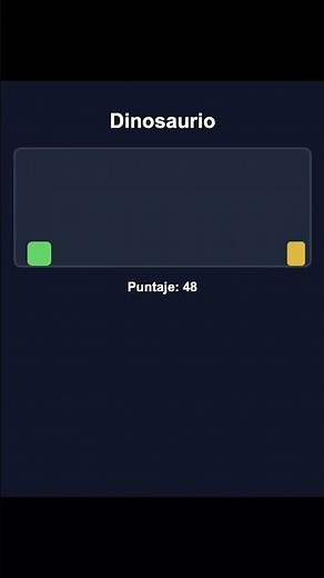 Juego del Dinosaurio con HTML, CSS y JavaScript