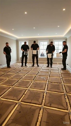 We Put LED Lights UNDER Our Wood Floor! 😱✨