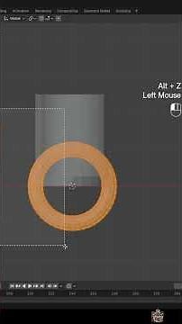 📌 Tuto Minute Blender : Créer une TASSE réaliste pour les débutants ! #blender #3dmodeling #tuto