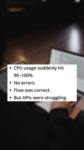 Why Our CPU Hit 100% With No Errors #systemdesign #codinginterview #tech