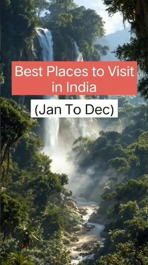 Best Places to Visit in India Jan to December 🇮🇳 | 2026 Travel Guide ✈️