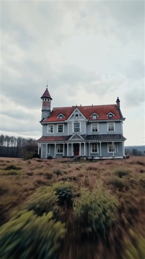 The Abandoned Victorian Tower House in the USA. Standing alone in a wide, empty field, this Victorian mansion with its turret tower once symbolized pride and prosperity. Built around the late 1800s, the home’s design reflects an era when families showcased wealth through ornate architecture—steep roofs, carved wood trim, and towers that reached toward the sky. But like many large homes of its time, beauty eventually gave way to hardship. As farming declined in rural America and towns shifted awa