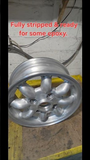 Classic Mini Cooper Restoration On A Budget (Wheel refurb) Part 1