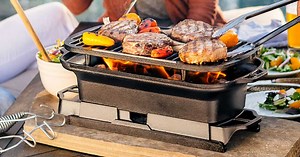 Introducing the Sportsman's Pro Cast Iron Grill™