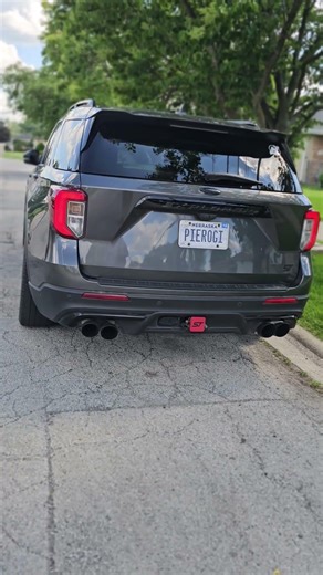 Ford Explorer ST with Thermal 3" exhaust and CV Fab down pipes.