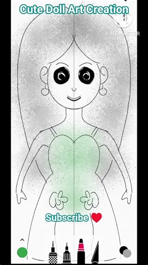 . “Dreamy Doll Art – Cute Sketch You Can’t Skip!”
