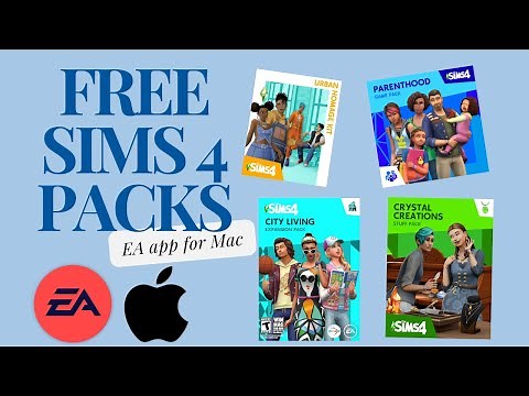 EVERY SIMS 4 PACK FOR FREE *EA app for Mac* : simple tutorial