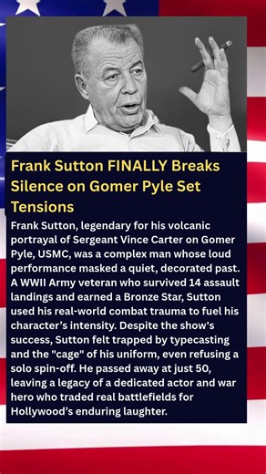 Frank Sutton FINALLY Breaks Silence on Gomer Pyle Set Tensions #shorts #viralshorts
