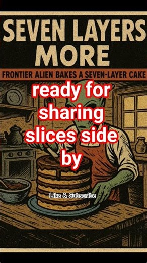 7 Layer Cake Made by an alien in 1835 #music #alien #drumcake #pieceocake #musiccake #ai #music