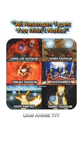 #All Rasengan Types You Didn't Notice🔥🔥" #naruto #madara #itachi #narutoshippuden #sasuke #boruto