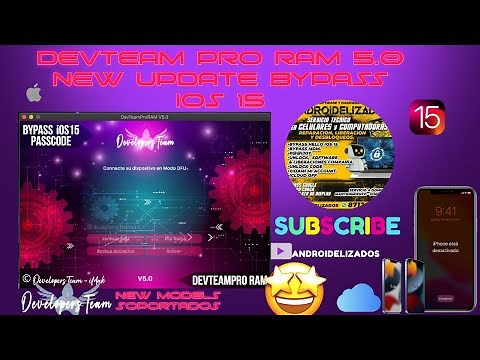😍Devteam Pro Ram 5.0 | New iPad Supported |Backup in Server | BYPASS IOS 15 FULL