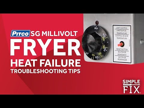 Pitco SG Millivolt Fryer Heat Failure: Troubleshooting Tips