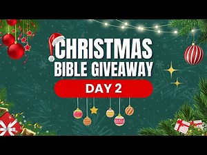 Day 2: Custom Bible Rebinds | Christmas Bible Giveaway 📚