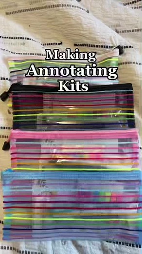 Annotation Kits for Beginners: Packing Orders with Stickytabs and Clear Post Its