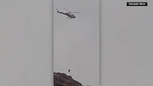 Base jumper rescued from cliff