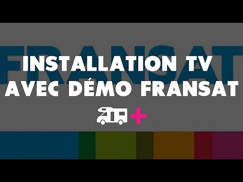 Comment installer une Mobile TV avec démodulateur FRANSAT intégré ?