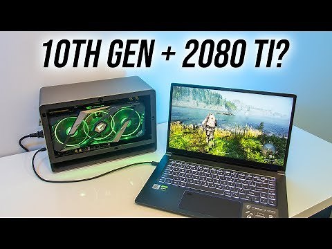 MSI Prestige 15 + RTX 2080 Ti 4K/1440p/1080p Gaming Benchmarks