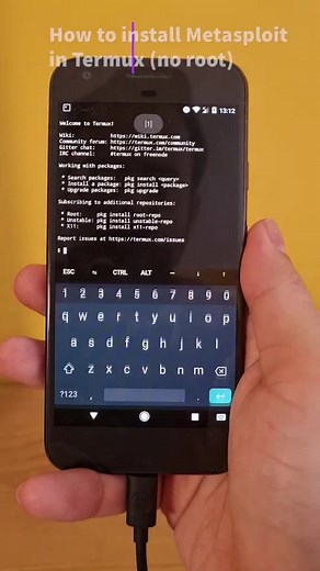 How to install Metasploit in Termux without root (tested on Android 7, 8, 9, 10)..link in BIO.https://youtu.be/eU5GHhlH2m8