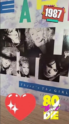 Heart Theres The Girl 1987 Vinyl Record #shorts #music #80s