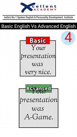 Basic English vs Advanced English - Part 4 | Xcellent Spoken English