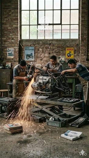 Motorcycle custom [AI] BMW R100 Cafe #custommotorcycle #motorcycle #aishorts #bikelover #バイク